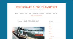 Desktop Screenshot of corporateautotransport.com